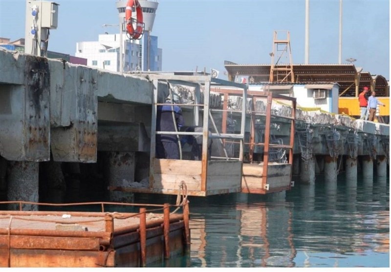 آغاز عملیات تعمیرات اساسی اسکله‌های بندر بوشهر