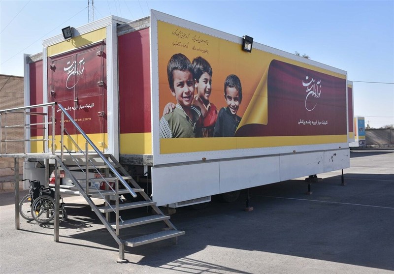 استقرار کاروان تخصصی پزشکان خیر در جزیره قشم