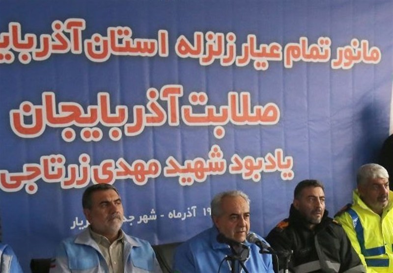 بازدید رئیس سازمان مدیریت بحران کشور از مانور تمام عیار زلزله در آذربایجان‌شرقی