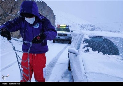 زنجان در آغوش نخستین برف پاییزی/ هشدار سطح نارنجی صادر شد