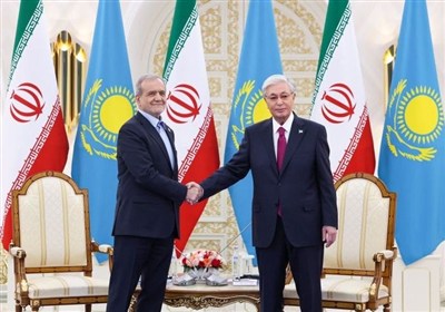 تاکید پزشکیان و توکایف بر ارتقای سطح همکاری‌های دوجانبه