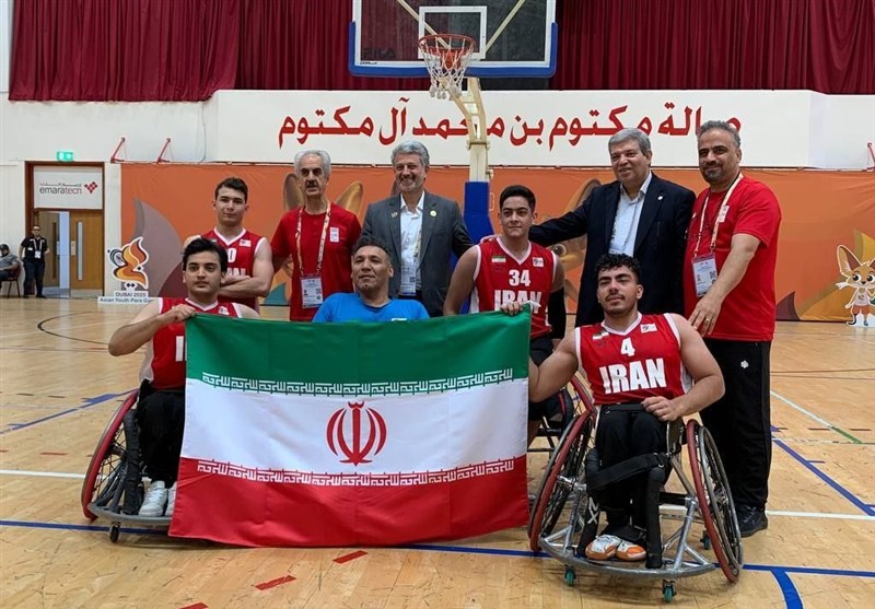 بازی‌های پاراآسیایی جوانان| مدال‌های طلا و نقره برای بسکتبال با ویلچر سه نفره ایران