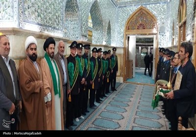 آیین غبارروبی مضجع امامزاده علی بن باقر(ع) اردهال کاشان+تصاویر