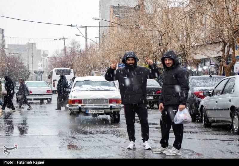 طراوت بارش باران و برف پاییزی در بام ایران + تصاویر