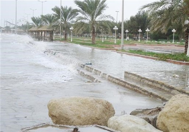 گناوه با 65 میلیمتر رکورددار بارندگی در استان بوشهر