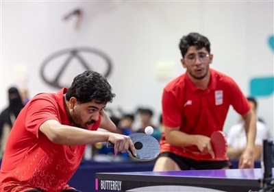 بازی‌های پاراآسیایی جوانان| 3 برنز و یک فینالیست در پاراتنیس روی میز دوبل