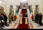 دیدار و کنفرانس خبری مشترک رؤسای مجالس ایران و اتیوپی