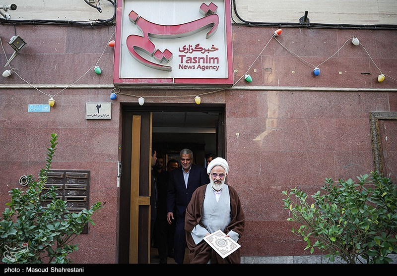 بازدید نماینده ولی فقیه در سپاه پاسداران از خبرگزاری تسنیم