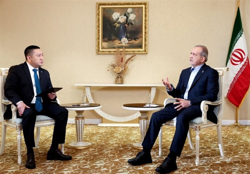 Pezeshkian Calls for Stronger Iran-Kazakhstan Ties, Caspian Cooperation