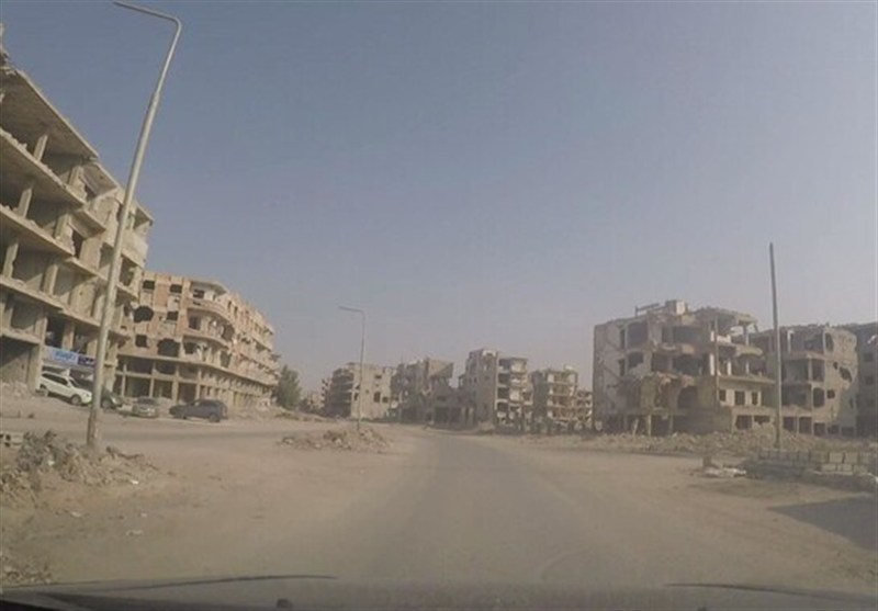 پرسه دوربین رسانه صهیونیستی در خیابان‌های دمشق