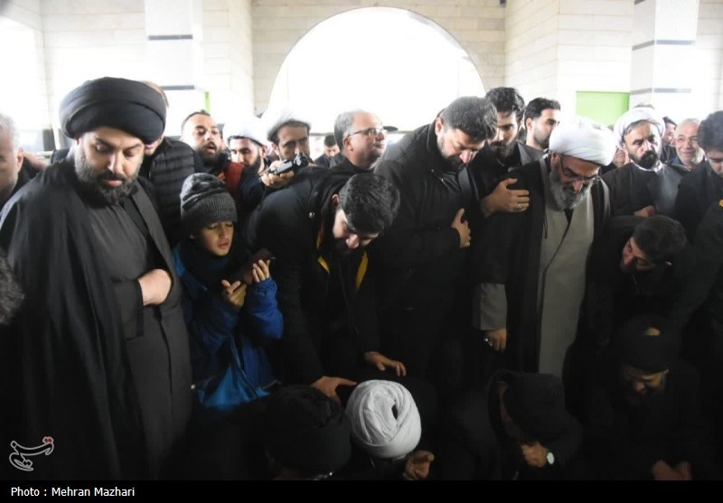 تسنیم , مراسم تشییع , اخبار سمنان , اخبار استان سمنان , اخبار دامغان , 