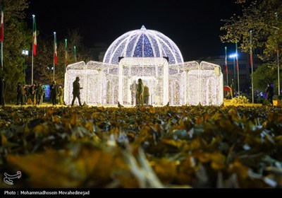 افتتاح گنبد و پردیس نوری بوستان ملت