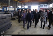 بازدید استاندار و کارگروه میدانی از 5 واحد تولیدی اردبیل برای رفع موانع تولید