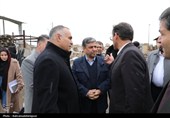 بازدید استاندار و کارگروه میدانی از 5 واحد تولیدی اردبیل برای رفع موانع تولید
