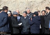 استاندار اردبیل از مراحل پایانی راه‌آهن اردبیل - میانه بازدید کرد