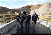 استاندار اردبیل از مراحل پایانی راه‌آهن اردبیل - میانه بازدید کرد