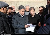استاندار اردبیل از مراحل پایانی راه‌آهن اردبیل - میانه بازدید کرد