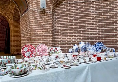 افتتاح نمایشگاه دست سازه های سفال و سرامیک