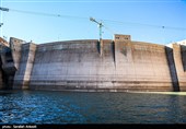 آبگیری سد جیرفت پس از بارش های اخیر