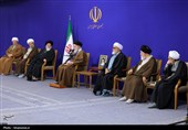 دیدار اعضای ستاد برگزاری کنگره بزرگداشت آیت‌الله سید محمدهادی میلانی  با رهبر معظم انقلاب