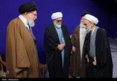 دیدار اعضای ستاد برگزاری کنگره بزرگداشت آیت‌الله سید محمدهادی میلانی  با رهبر معظم انقلاب