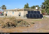 خسارت سیل به روستاهای فاریاب - کرمان