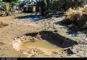 خسارت سیل به روستاهای فاریاب - کرمان