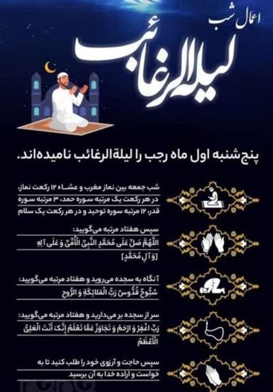 اخبار استان اردبیل , لیله الرغائب , 