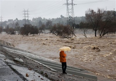 سیل و رانش زمین در کالیفرنیا در پی بارش بی سابقه در 50 سال گذشته