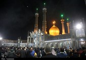 شب لیلة‌الرغائب در حرم حضرت معصومه(س)