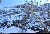 طبیعت برفی روستای پلکانی کنگ در خراسان رضوی