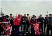 هواداران تراکتور زودتر از قزوینی‌ها در استادیوم سردار آزادگان