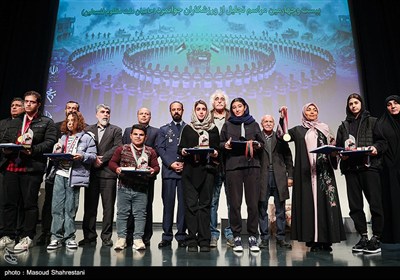 مراسم تجلیل از 20 ورزشکار جوانمرد و حامی مردم فلسطین