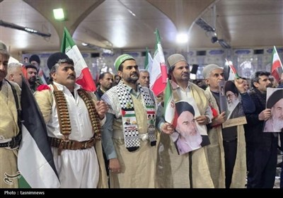 تجلی بصیرت و تجدید میثاق با ولایت در حماسه 9 دی در کهگیلویه و بویراحمد+تصاویر