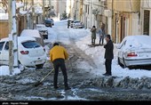 بارش برف در کرستان