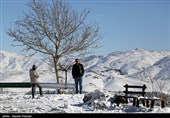 بارش برف در کرستان