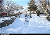 بارش برف در کرستان