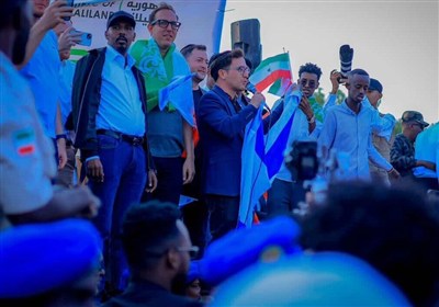 سخنرانی نماینده رژیم صهیونیستی در جمع جدایی‌طلبان سومالی‌لند