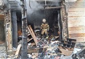 16 مصدوم  در آتش‌سوزی خیابان امام رضا مشهد