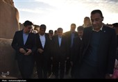 بازدید وزیر میراث فرهنگی از روستای جهانی اصفهک