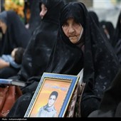 آیین بزرگداشت شهدای روستای بیهود شهرستان قاینات