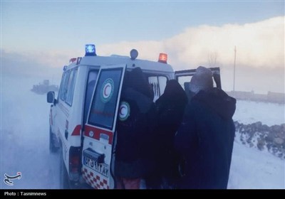 هلال احمر زنجان دو بیمار را در ماهنشان نجات داد