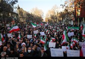 اجتماع مردم  همدان در اعتراض به وضعیت معیشتی و محکومیت اغتشاشات اخیر