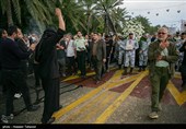 تشییع پیکر شهید امنیت امیرحسین ترکاشوند - کیش
