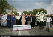 تشییع پیکر شهید امنیت امیرحسین ترکاشوند - کیش