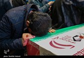 انتقال پیکر مطهر شهید مدافع امنیت فراجا به زادگاهش در استان مرکزی
