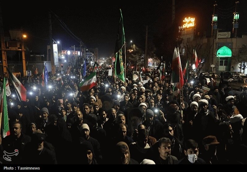 اخبار قم , اغتشاشات ایران , راهپیمایی , 