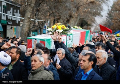 برگزاری مراسم وداع با شهدا امنیت در ساری