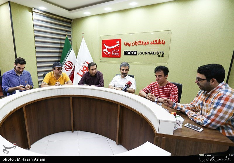 حضور عمو گ در باشگاه خبرنگاران پویا
