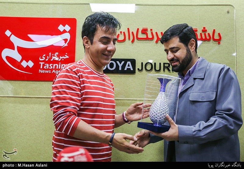 حضور عمو گ در باشگاه خبرنگاران پویا
